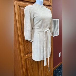 NWT ASOS Dress with Tie Waist & Shoulder Button Detail, Size 14